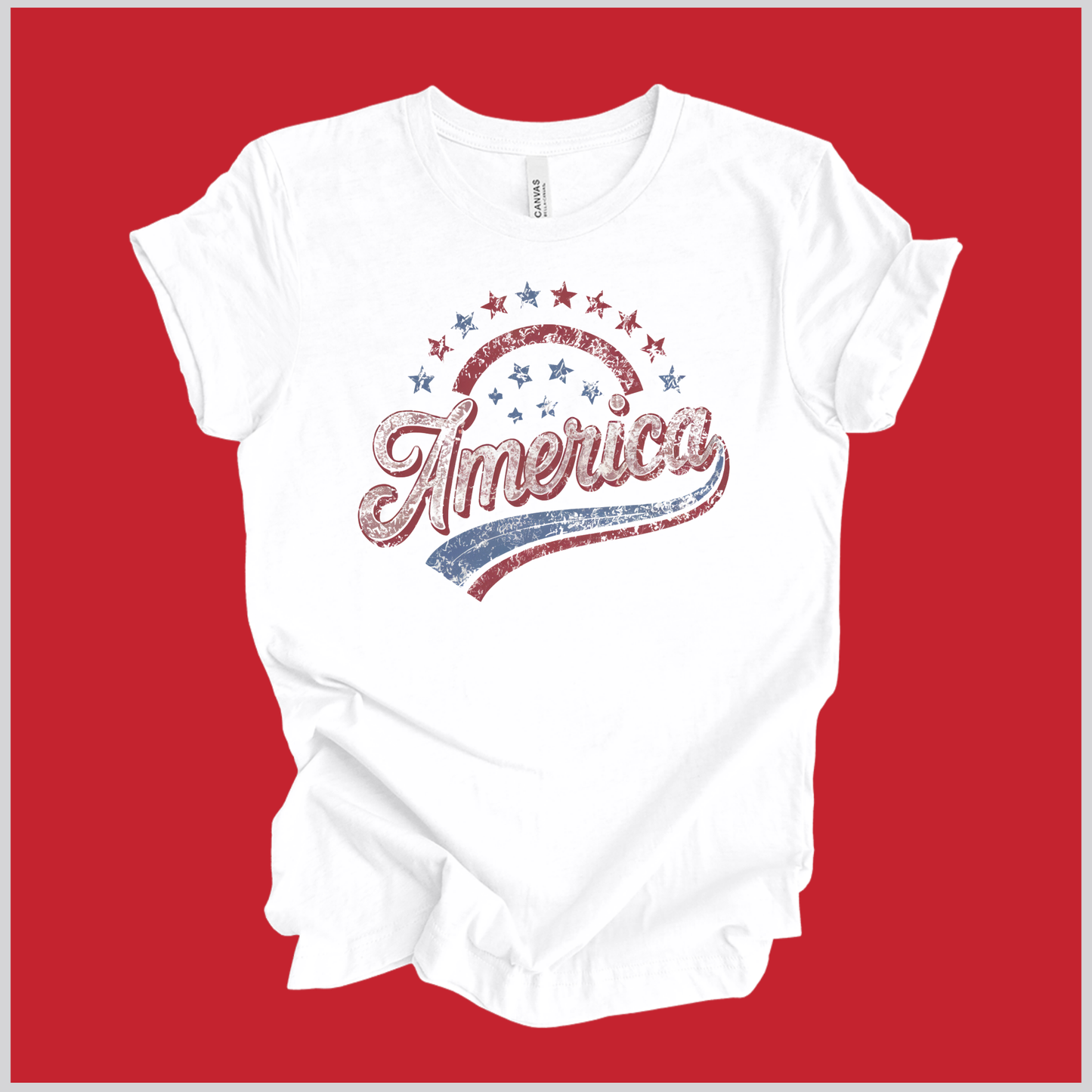 America | Vintage | Distressed | Unisex T-Shirt