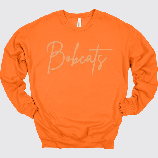 Bobcats Puff Design Sweatshirt | Multiple Color Options