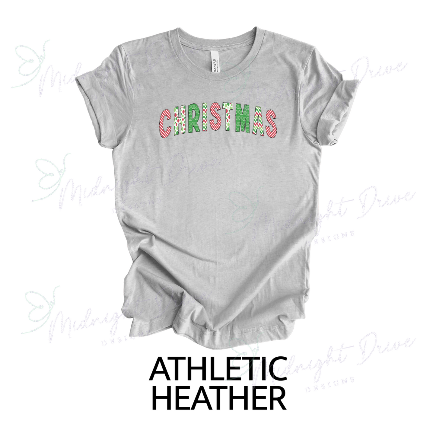 Christmas | Multi-Design Letters | Unisex T-Shirt