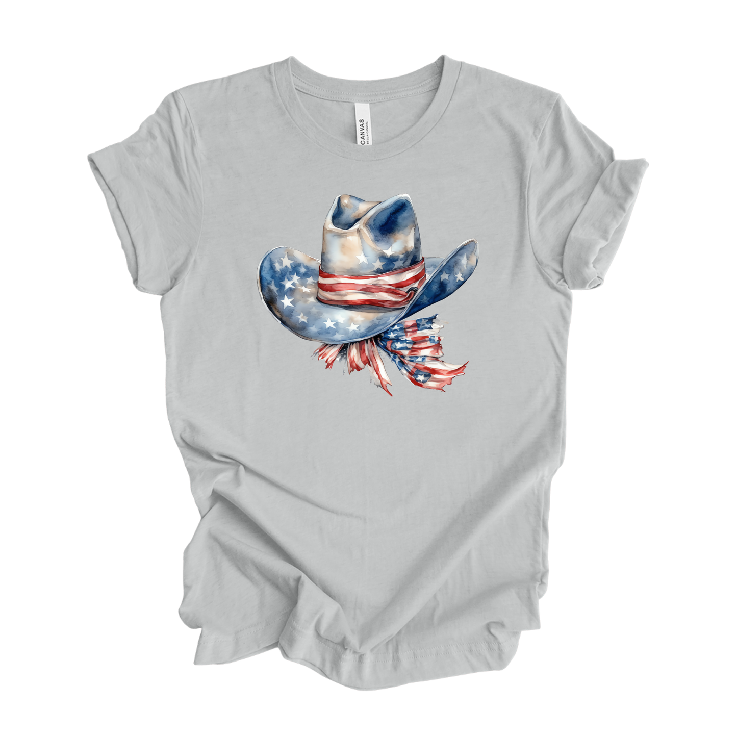 Red | White | Blue | Cowboy Hat | Unisex T-Shirt