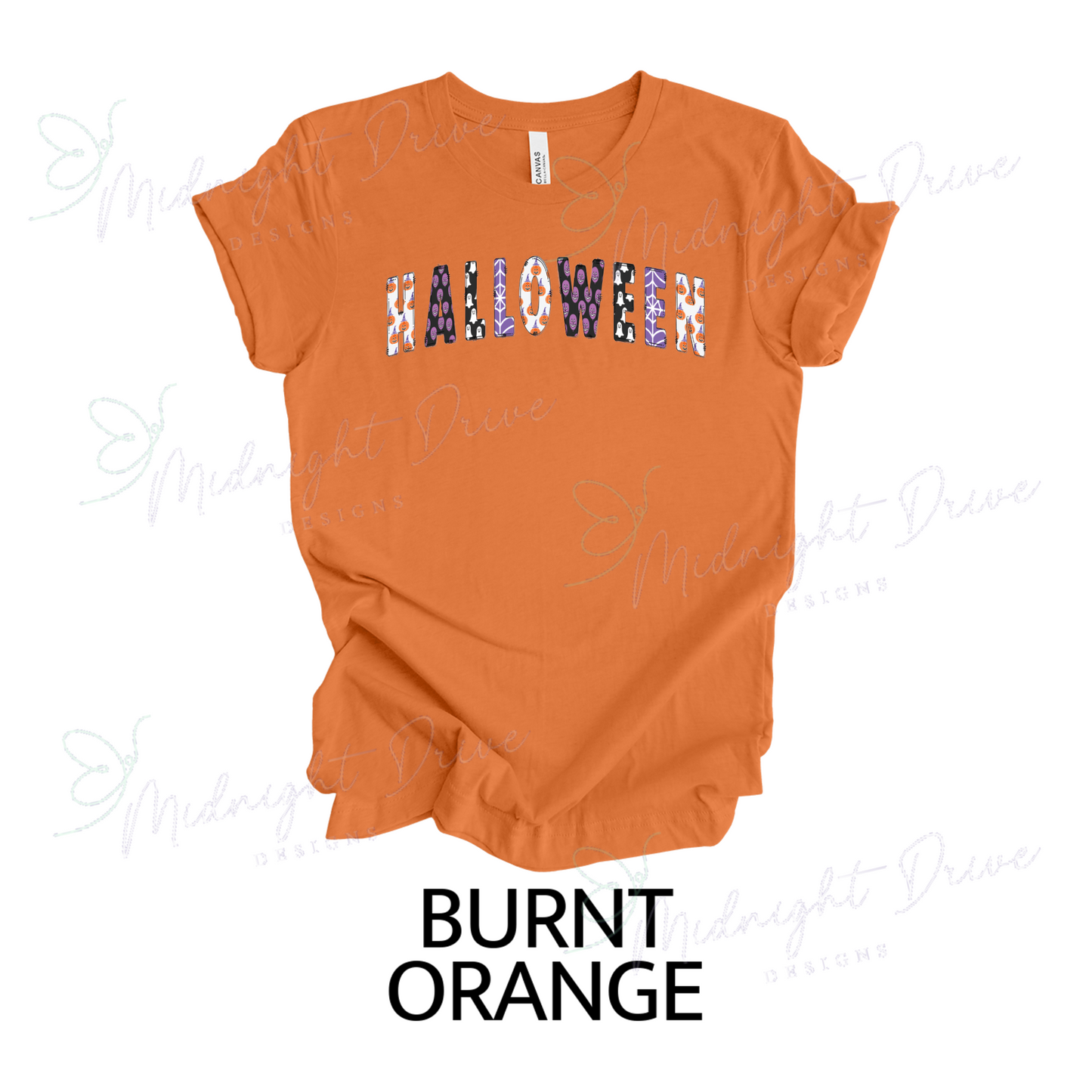 Halloween | Multi-Design Letters | Unisex T-Shirt