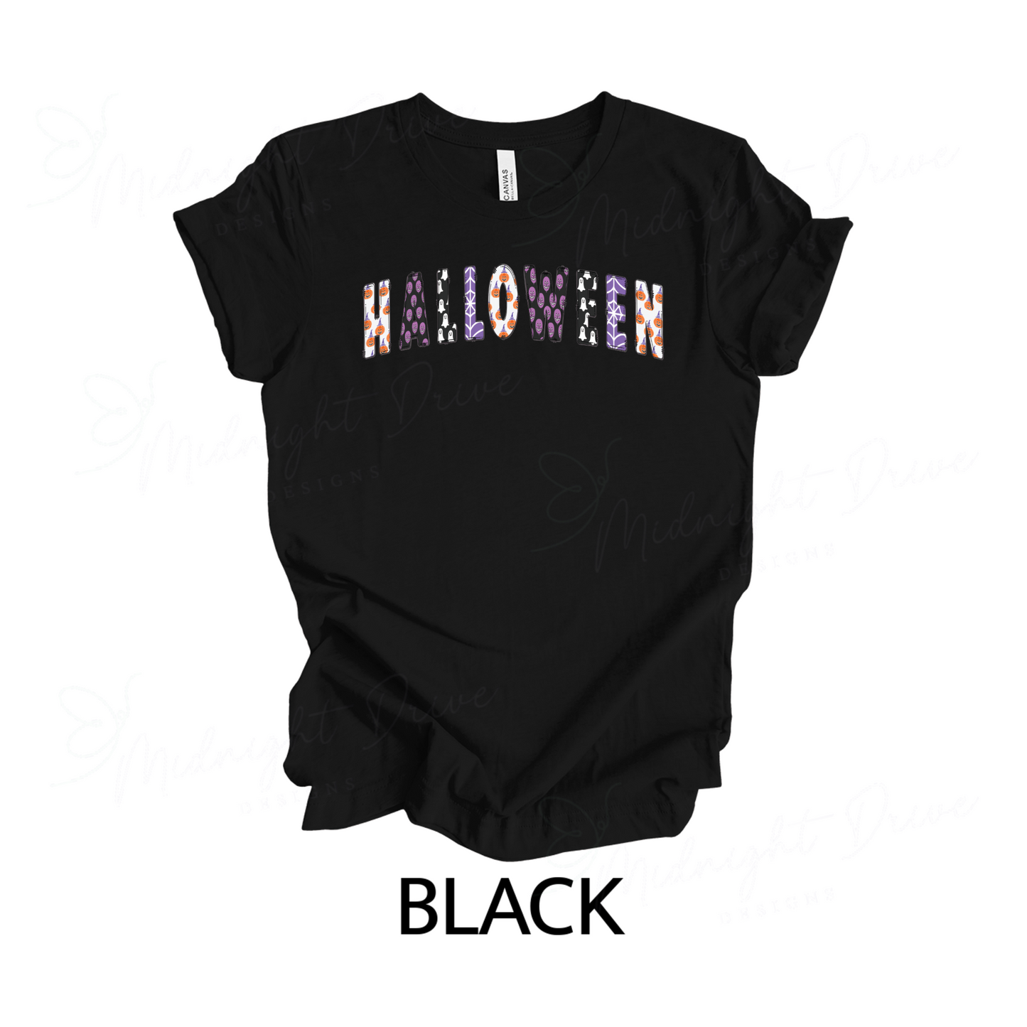 Halloween | Multi-Design Letters | Unisex T-Shirt