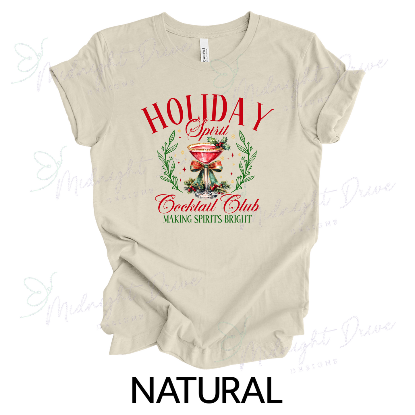 Holiday Spirit | Cocktail Club | Unisex T-Shirt/Sweatshirt