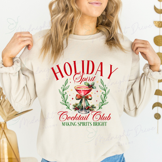 Holiday Spirit | Cocktail Club | Unisex T-Shirt/Sweatshirt