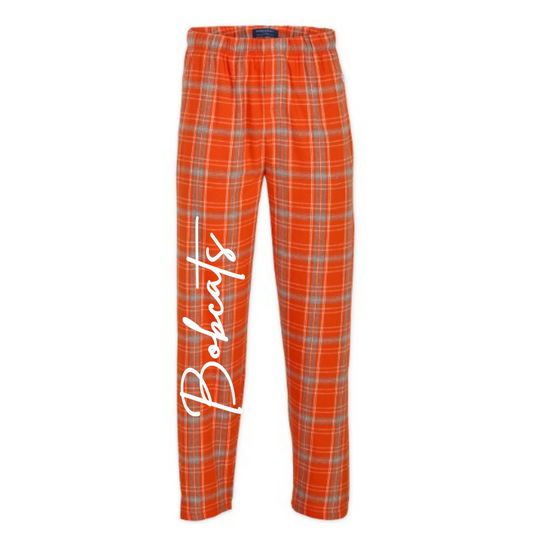 Bobcats | Men's | Flannel Pants | Orange