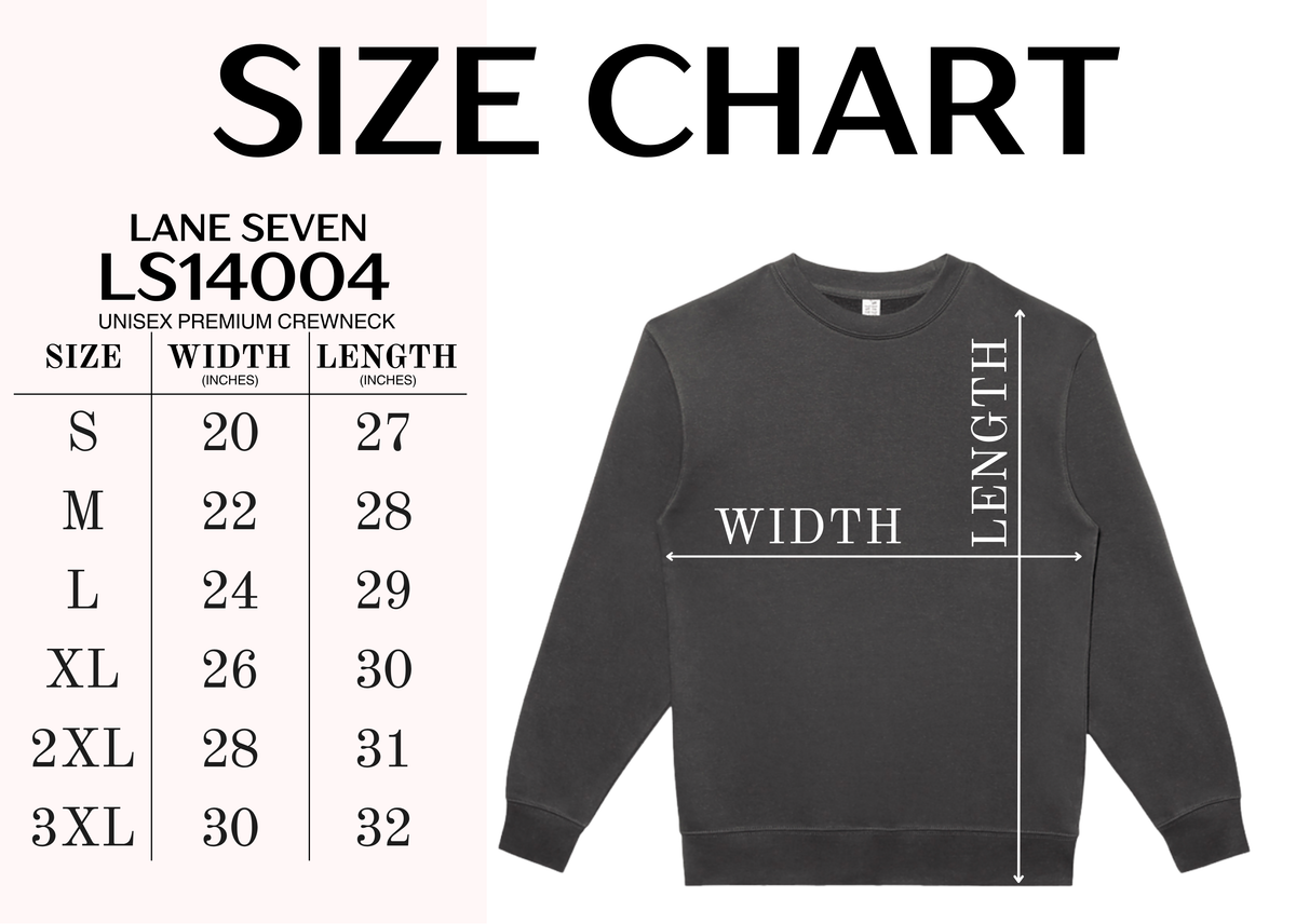 Lane Seven | Premium Crewneck Sweatshirt | LS14004