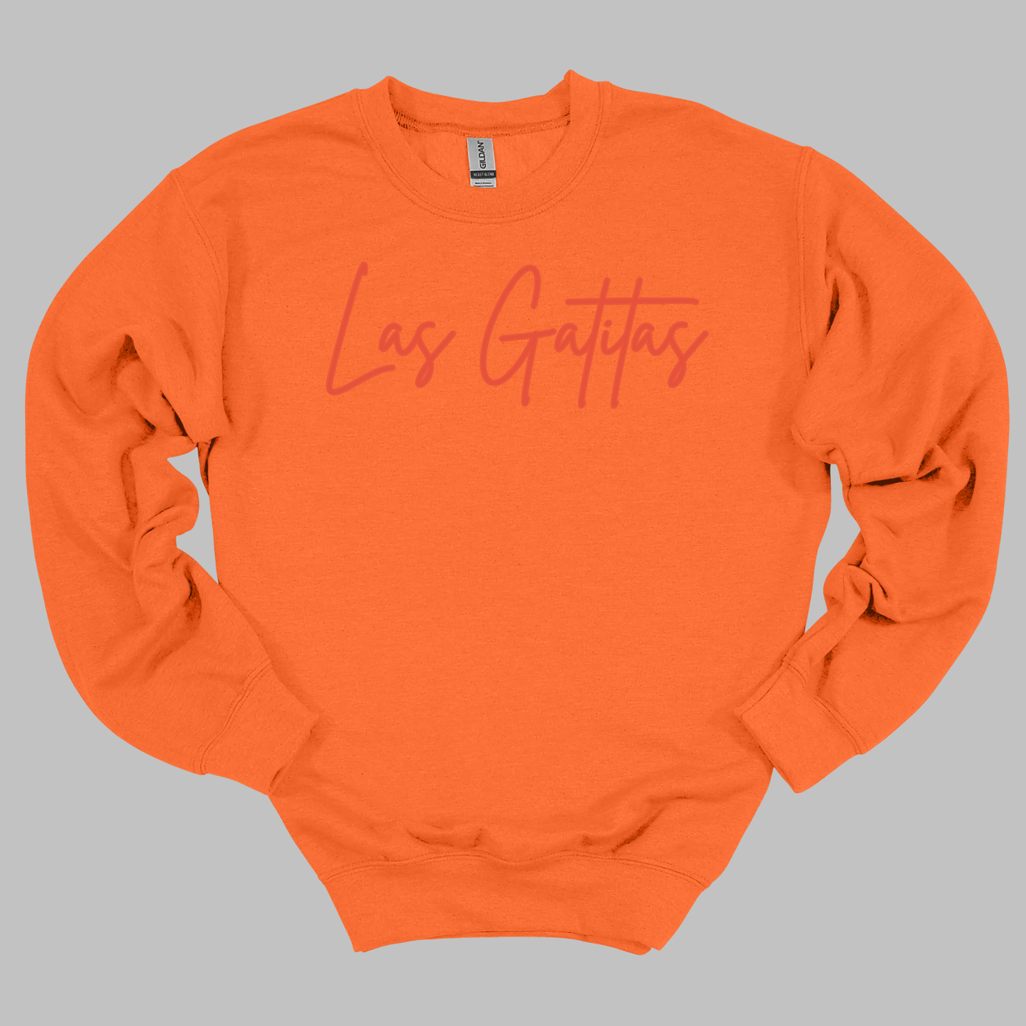 Las Gatitas | Puff Design | Gildan | Crewneck Sweatshirt | Multiple Color Options