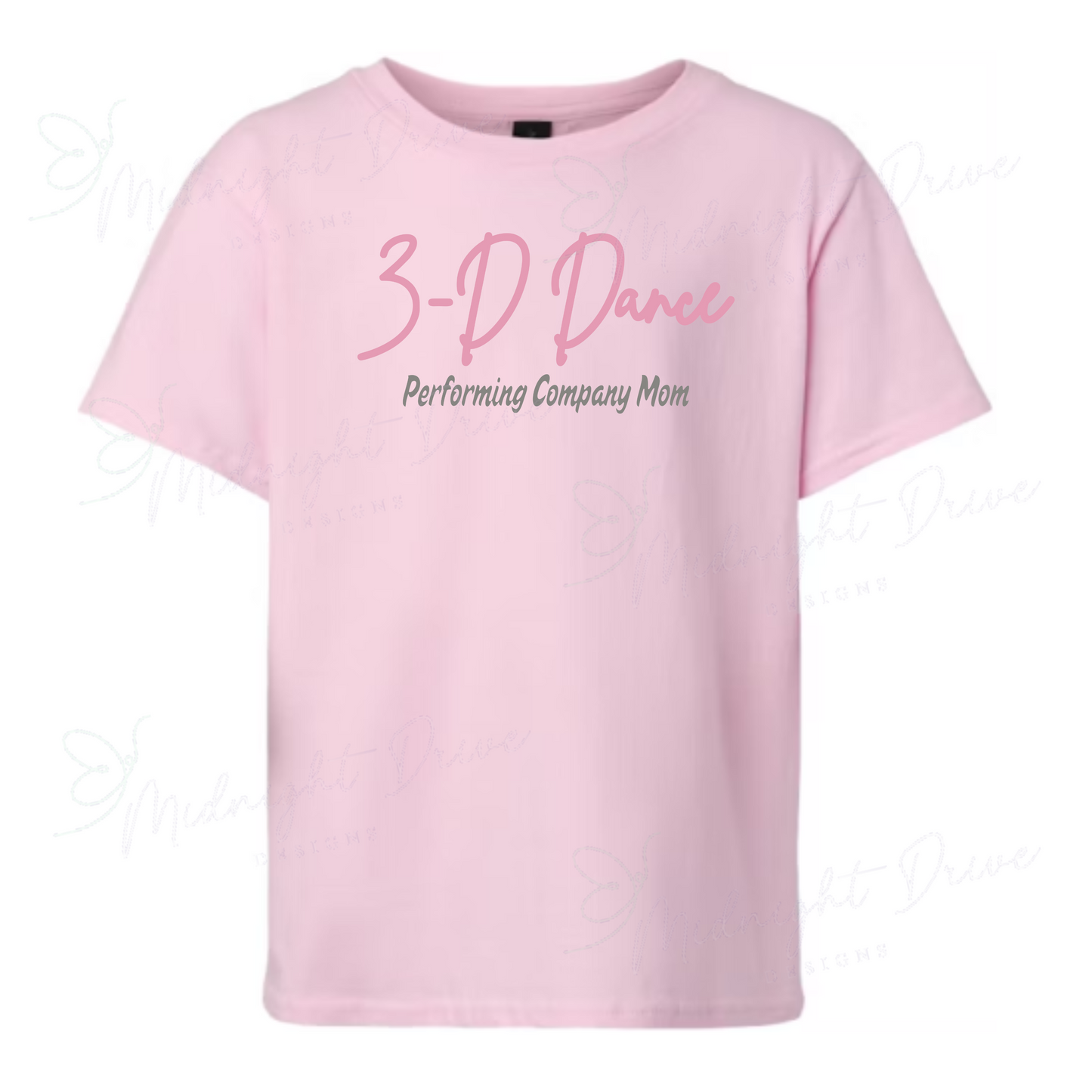 3-D Dance | Performing Company Mom | Puff T-Shirt | Multiple Color Options