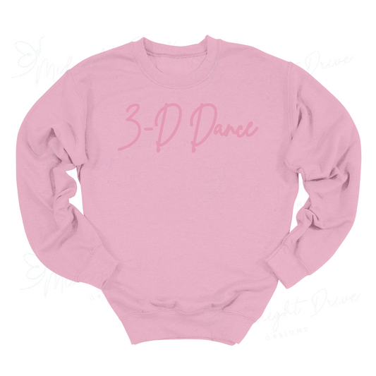 3-D Dance | Puff Sweatshirt | Youth | Multiple Color Options