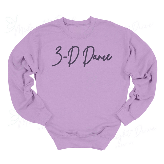 3-D Dance | Puff Sweatshirt | Adult | Multiple Color Options