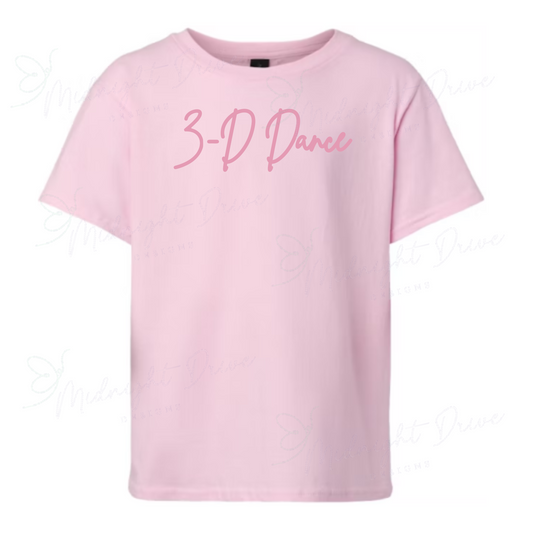 3-D Dance | Puff T-Shirt | Youth | Multiple Color Options