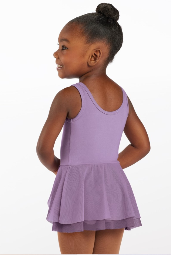 Kids Snap Tank Dress - Purple