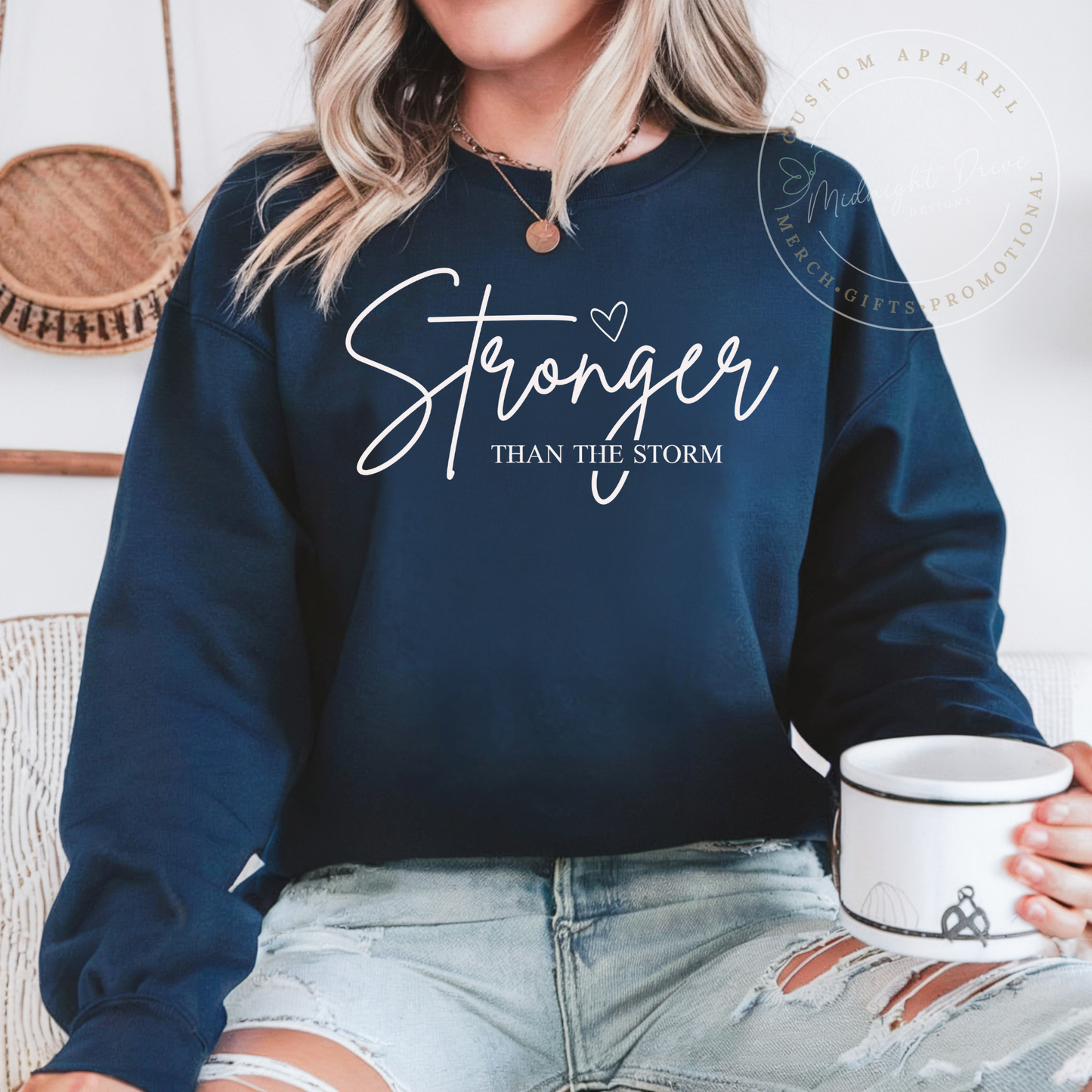 Stronger than the Storm | Unisex Sweatshirt | Multiple Color Options