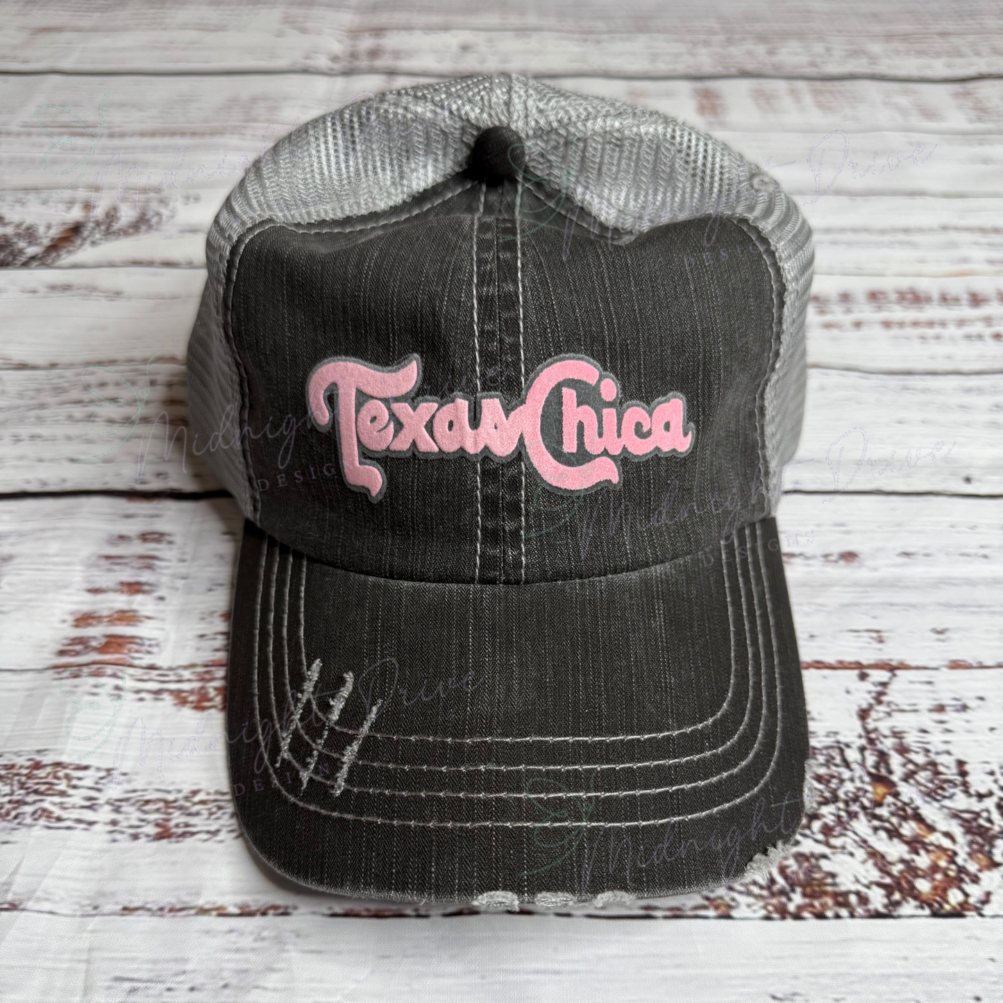 Texas Chica | Pink or Black Cap