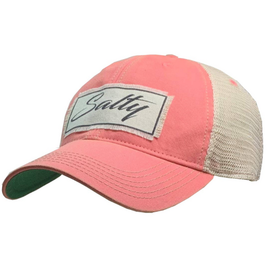 Salty | Distressed | Trucker Hat | Baseball Cap