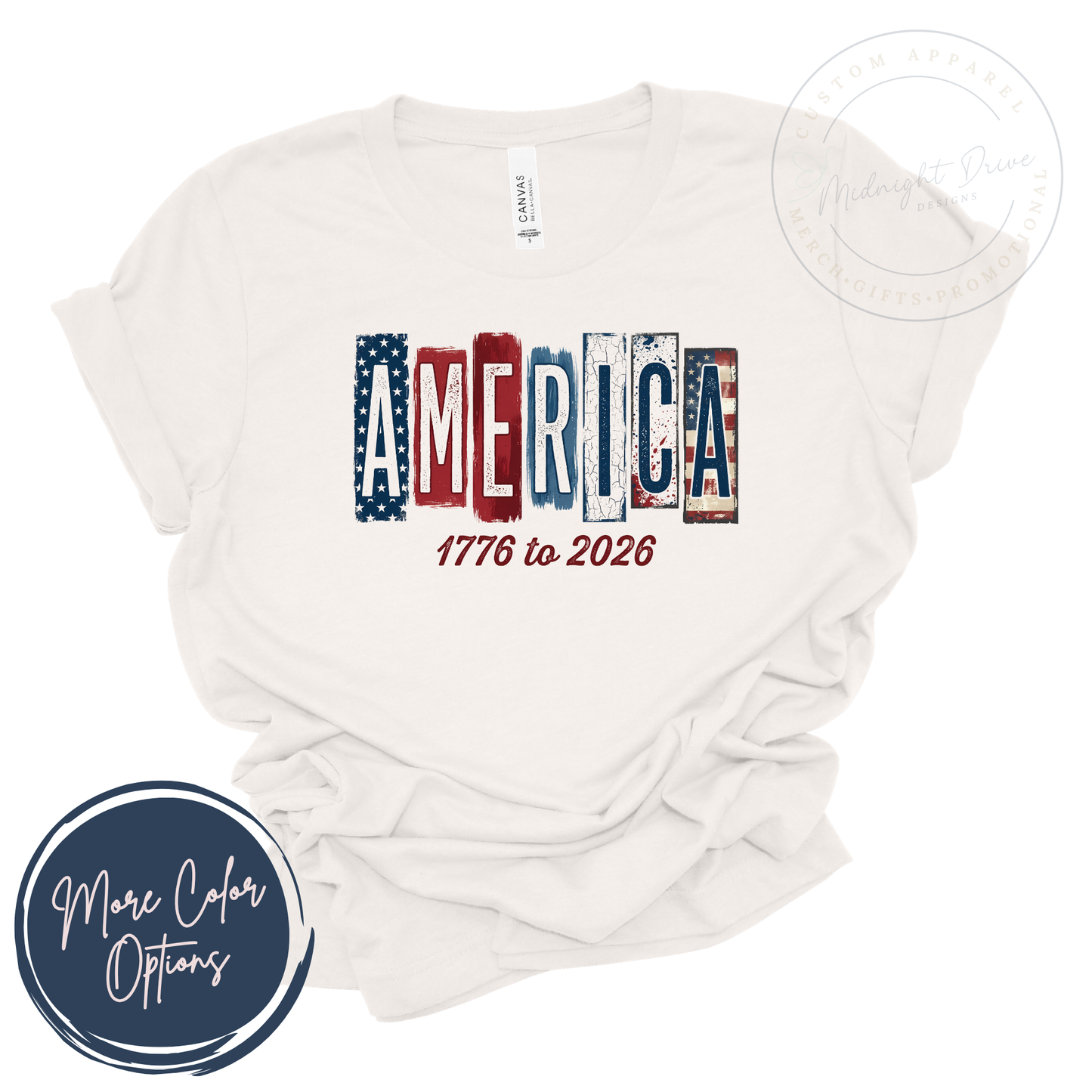 America | 1776 to 2026 | Unisex T-shirt