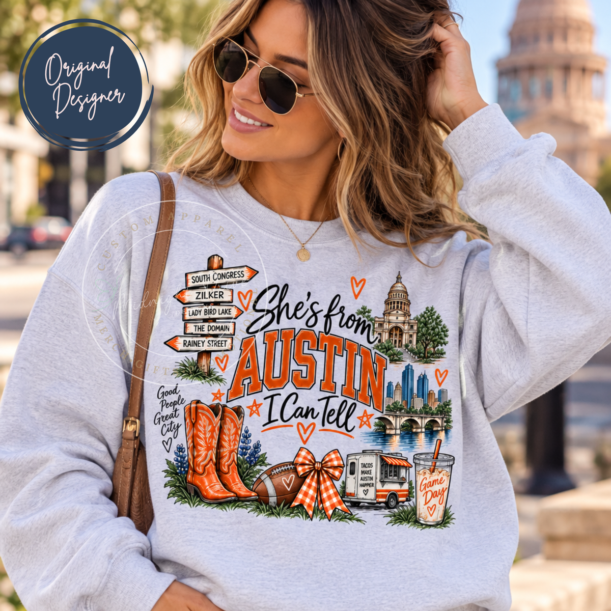 She's from Austin | I Can Tell | Adult T-Shirt & Sweatshirt Options