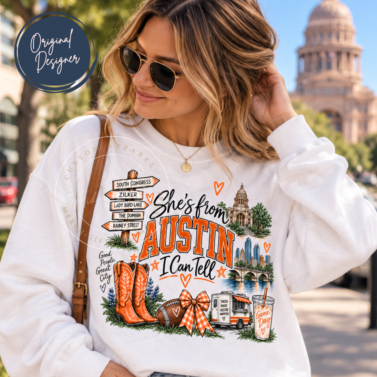 She's from Austin | I Can Tell | Adult T-Shirt & Sweatshirt Options