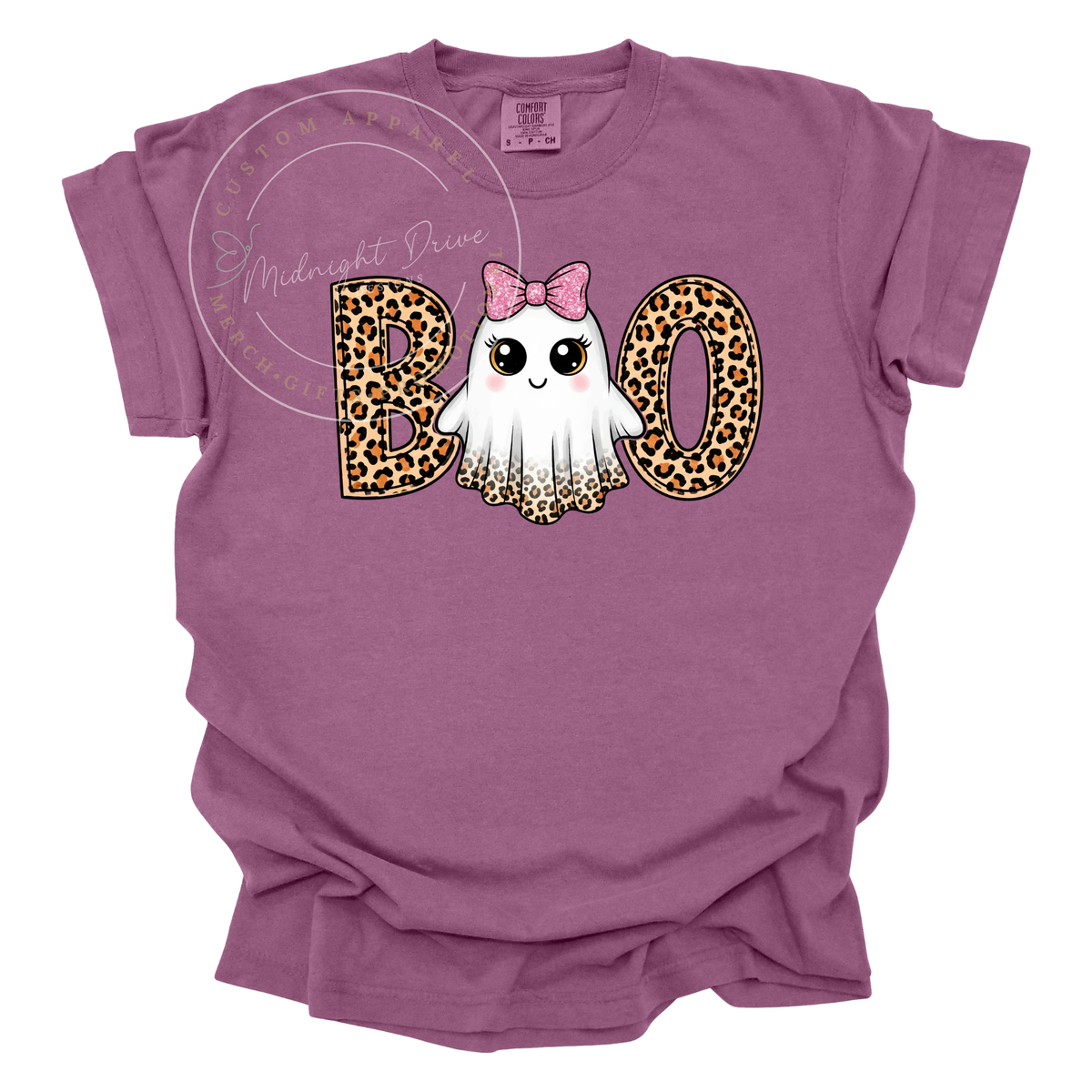 Boo | Leopard | Ghost | Adult T-Shirt