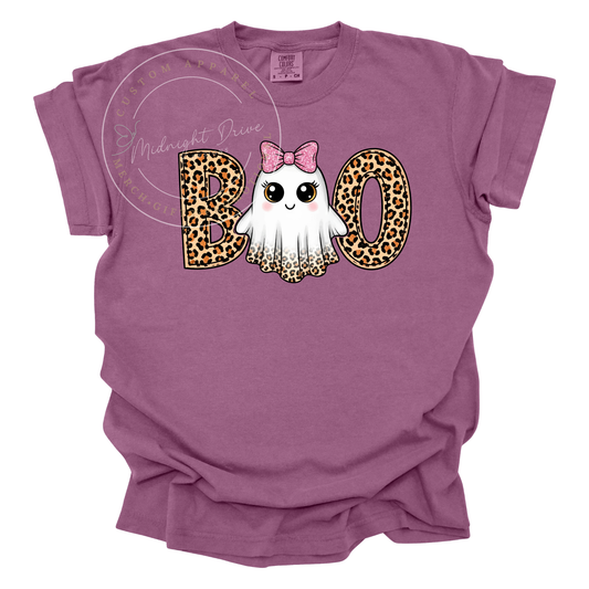 Boo | Leopard | Ghost | Adult T-Shirt