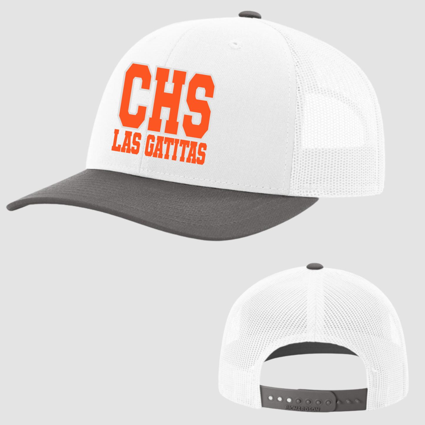 CHS Las Gatitas | Richardson 112 | White/Charcoal Trucker Hat