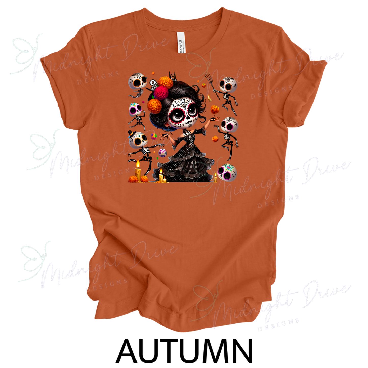 Halloween | Catrina | Autumn | Unisex T-shirt