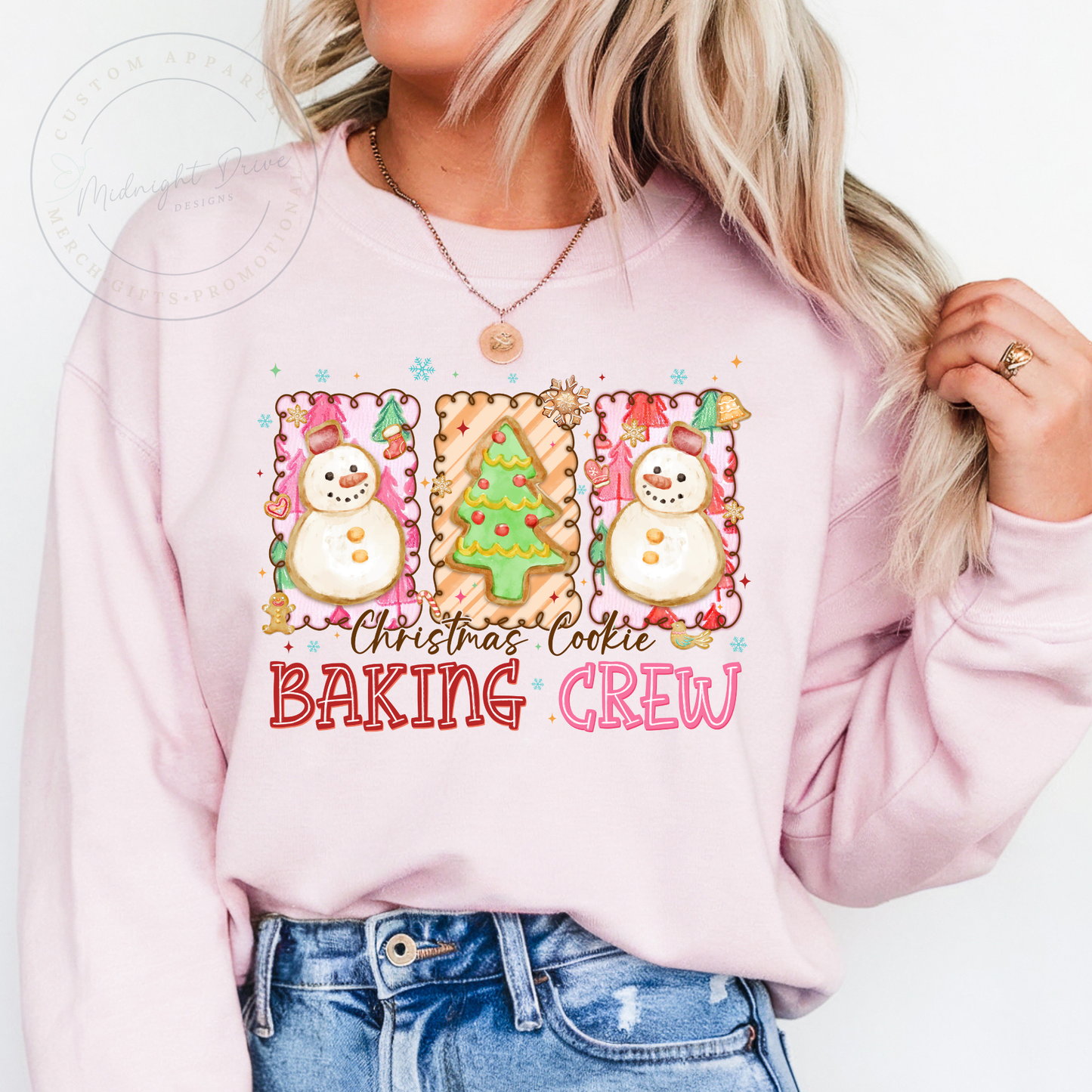 Christmas Cookie | Baking Crew | Unisex Sweatshirt | Multiple Color Options