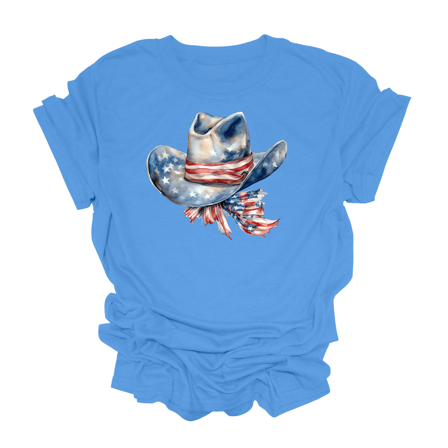 Red | White | Blue | Cowboy Hat | Unisex T-Shirt