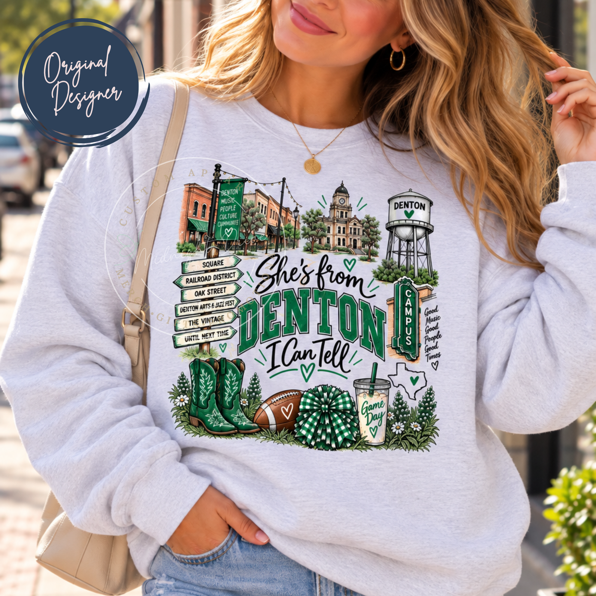 She's from Denton | I Can Tell | Adult T-Shirt & Sweatshirt Options