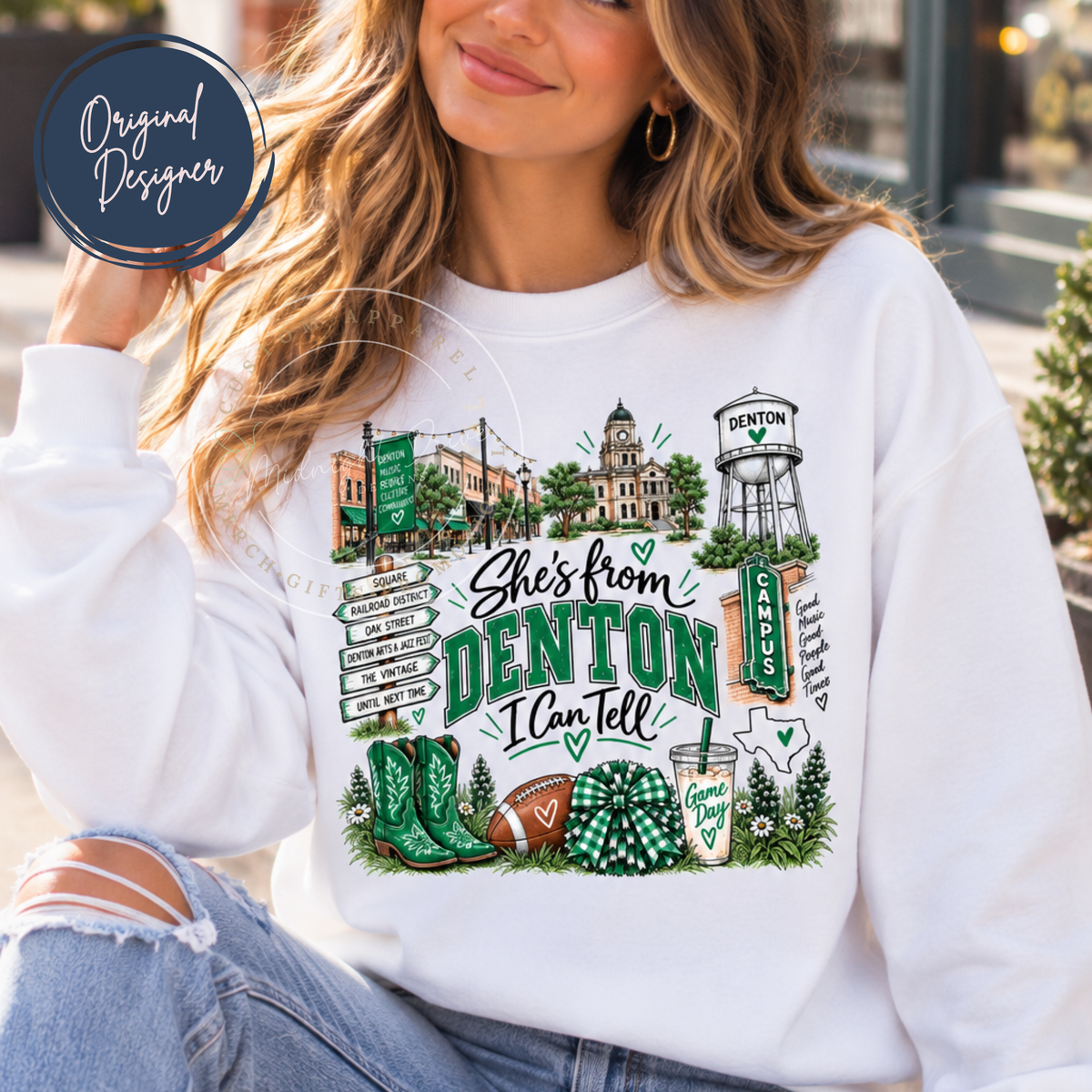 She's from Denton | I Can Tell | Adult T-Shirt & Sweatshirt Options