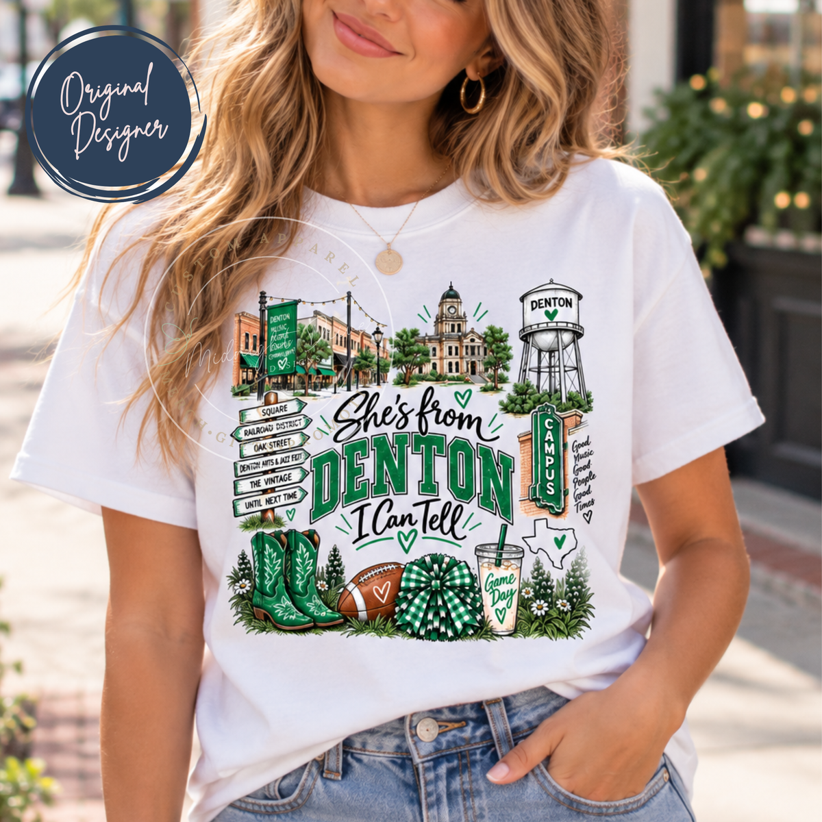 She's from Denton | I Can Tell | Adult T-Shirt & Sweatshirt Options
