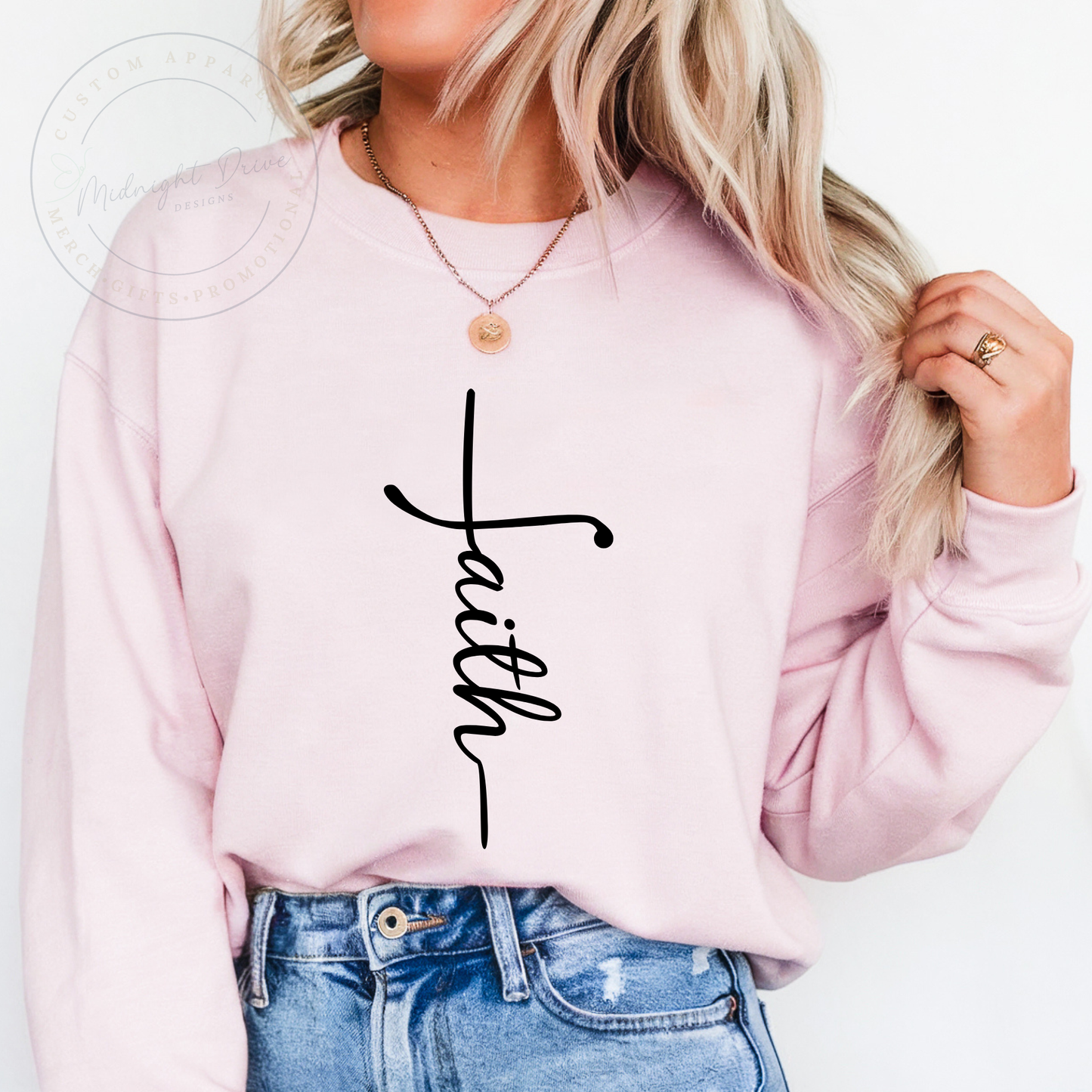 Faith | Cross | Unisex Sweatshirt | Multiple Color Options