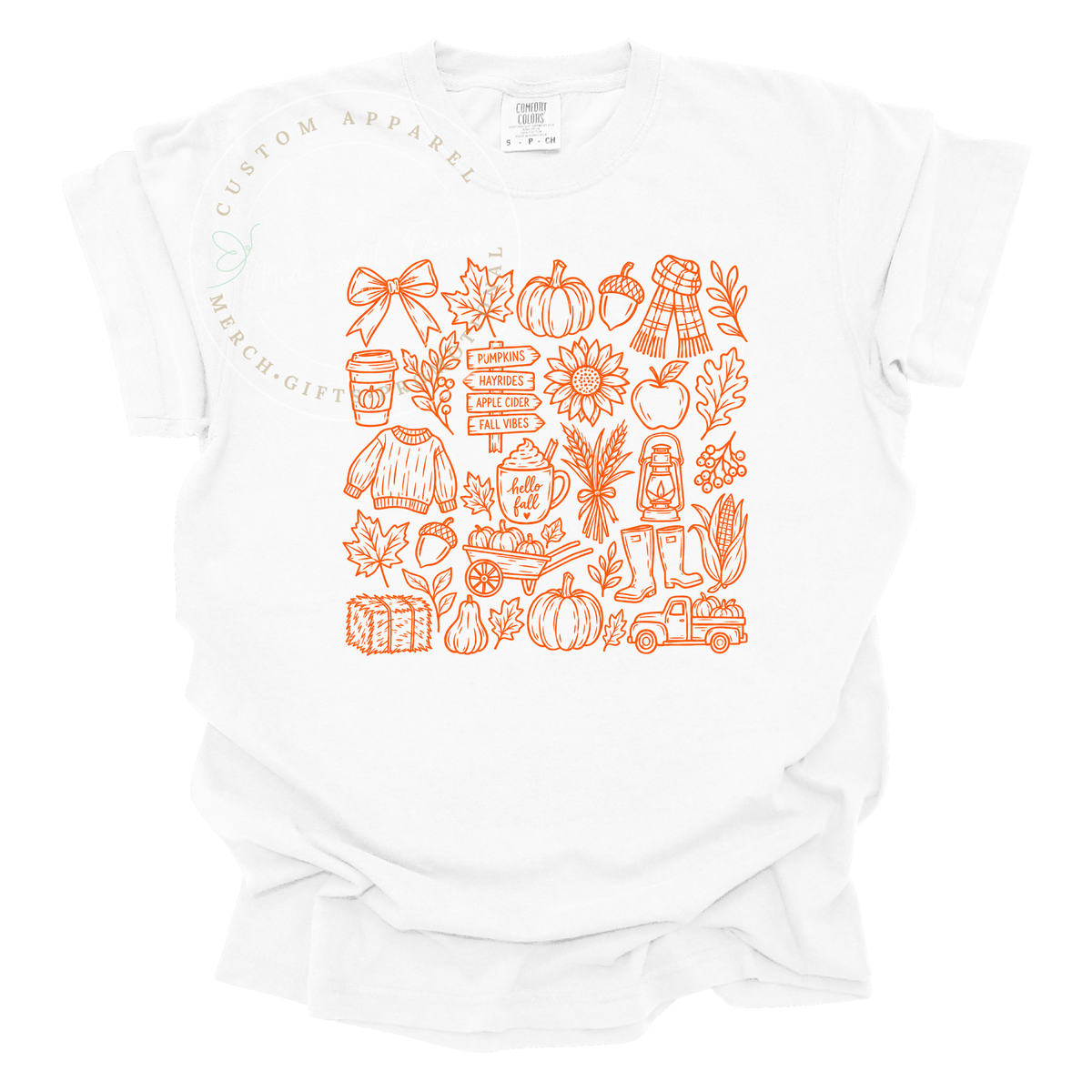 Fall | Sketch | Adult T-Shirt | Multiple Color Options