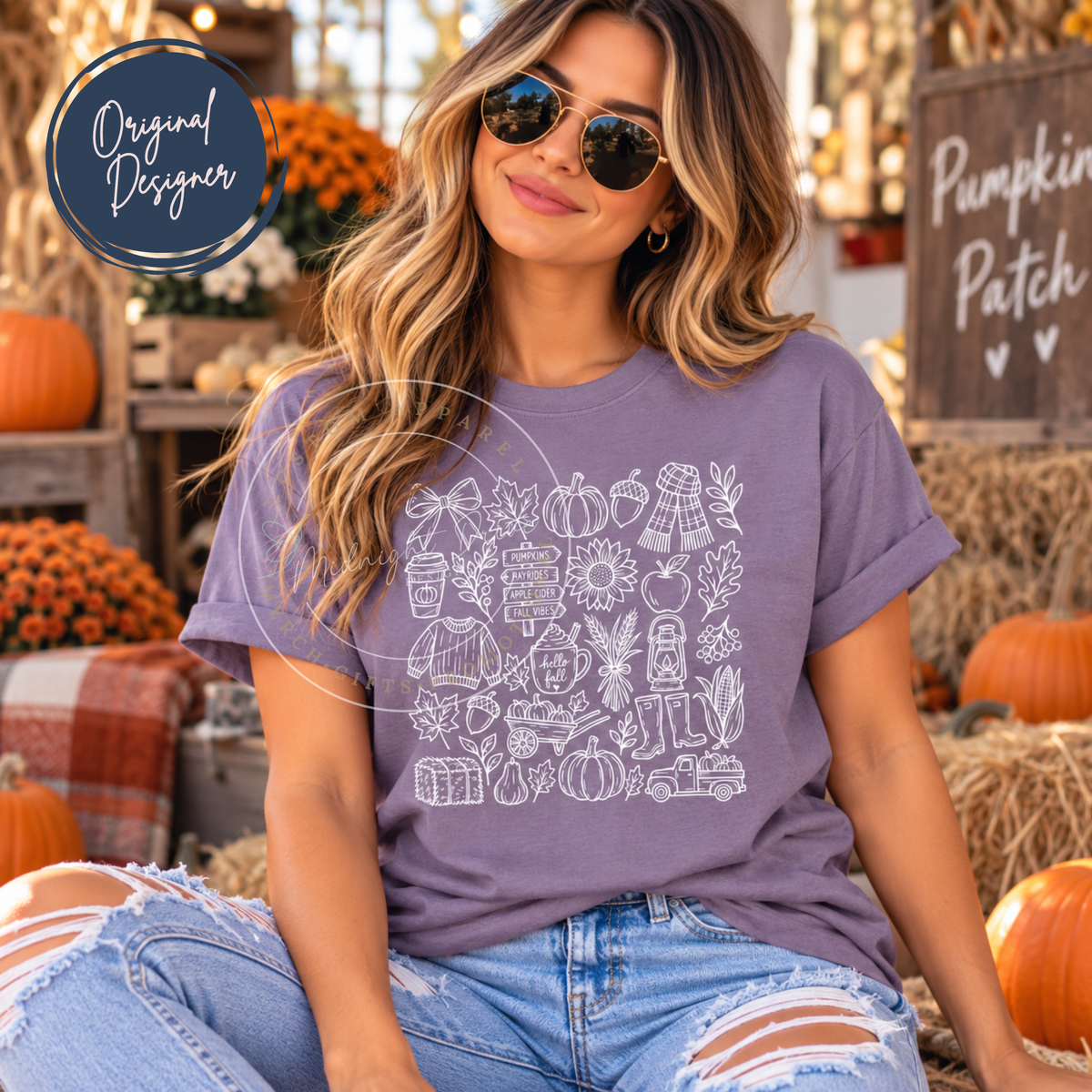 Fall | Sketch | Adult T-Shirt | Multiple Color Options