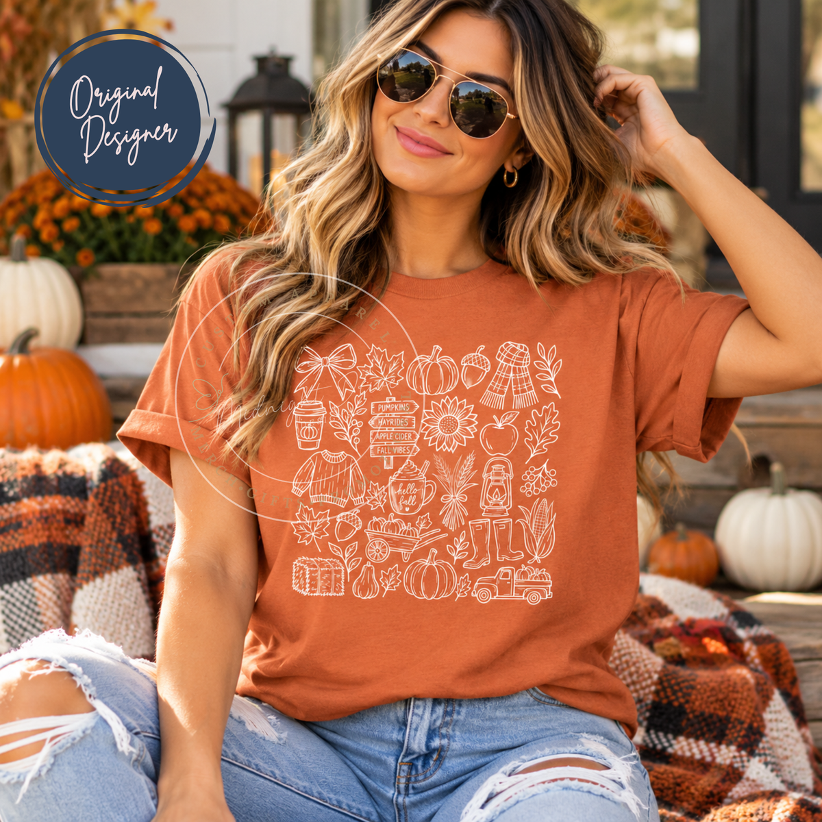 Fall | Sketch | Adult T-Shirt | Multiple Color Options