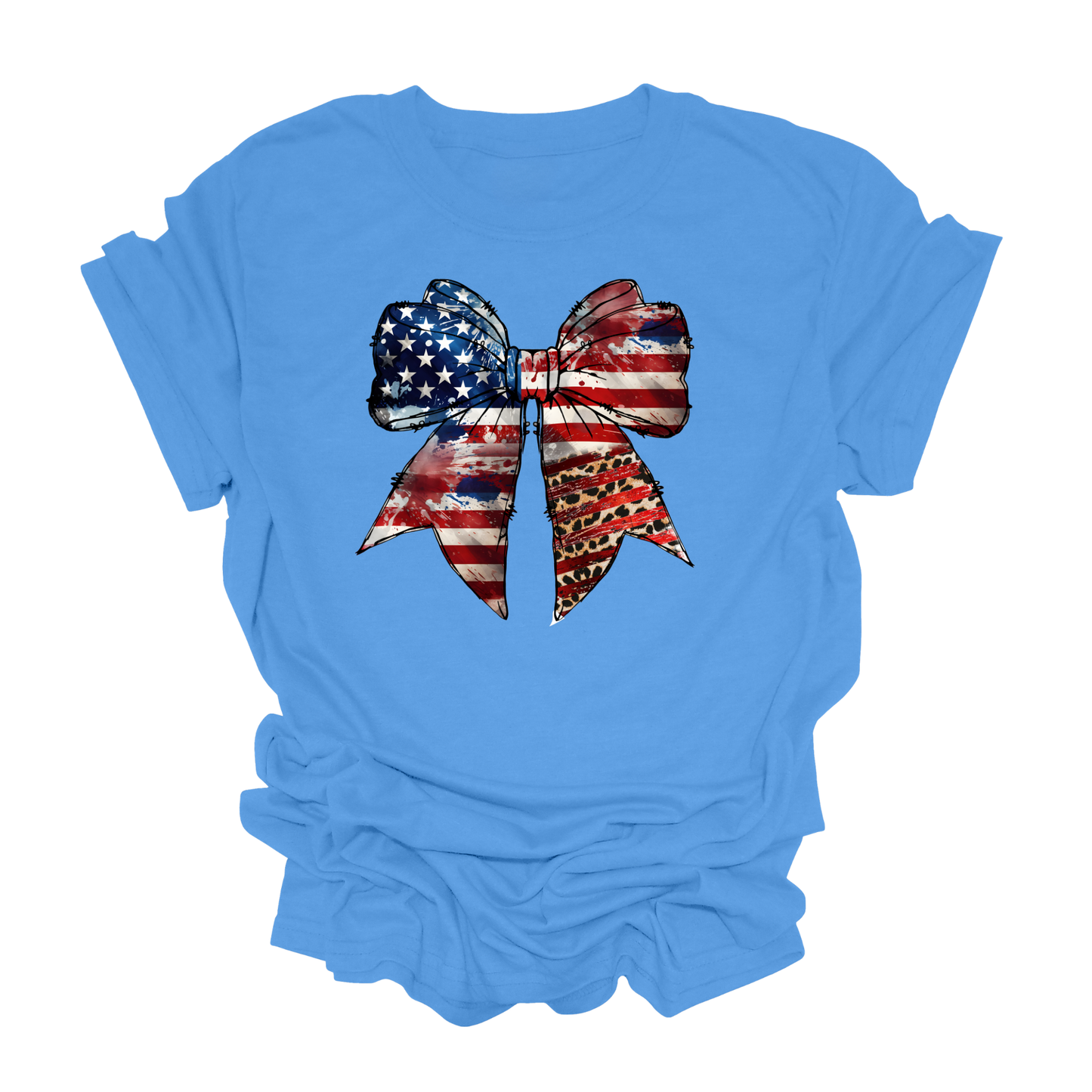 Flag | Bow | Red | White | Blue | Unisex T-Shirt