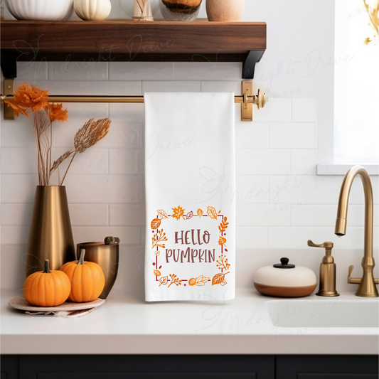 Hello Pumpkin | Tea Towel