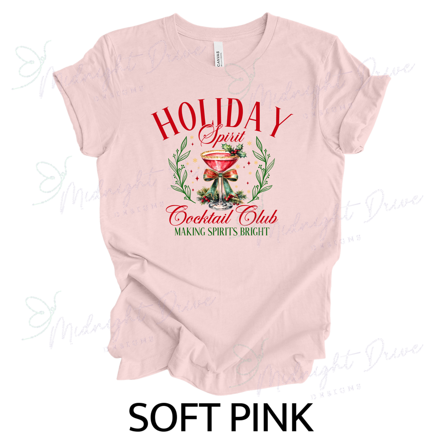 Holiday Spirit | Cocktail Club | Unisex T-Shirt/Sweatshirt