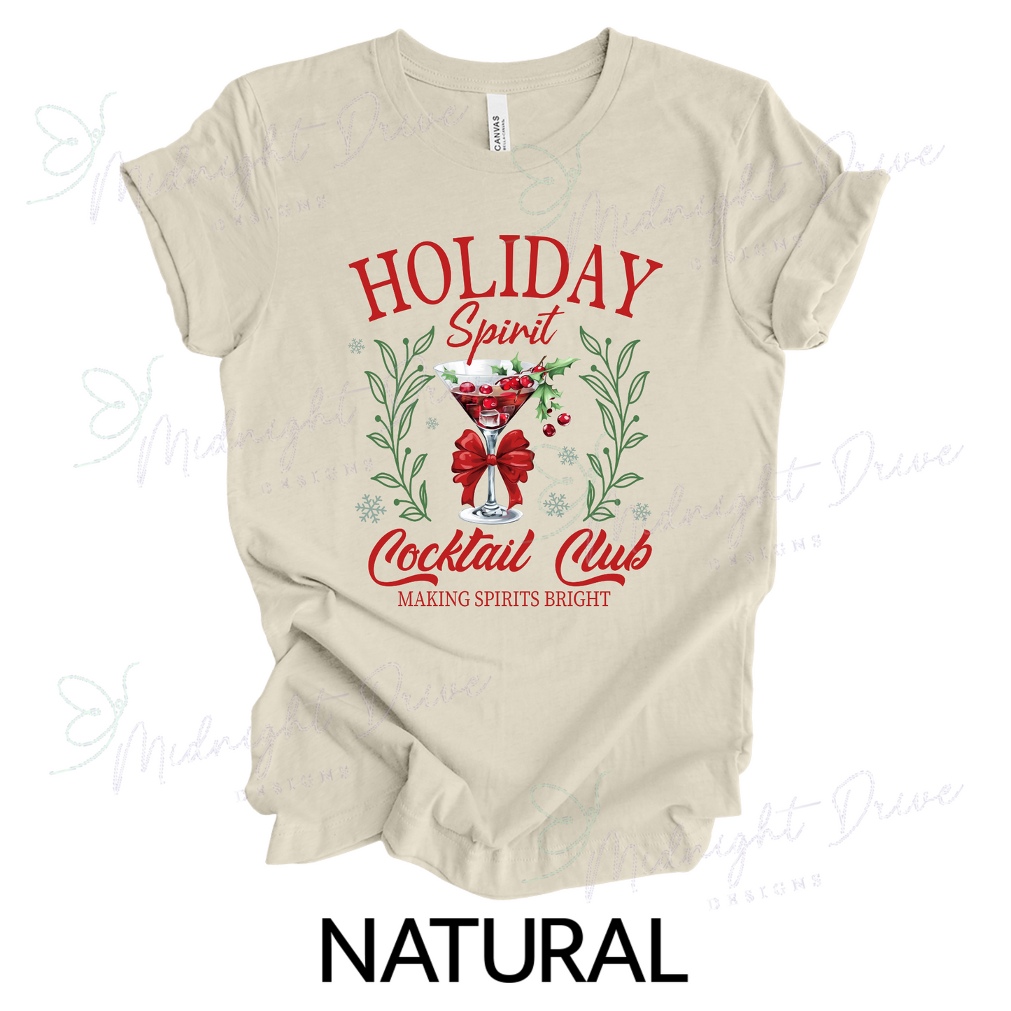 Holiday Spirit | Cocktail Club | Unisex T-Shirt/Sweatshirt