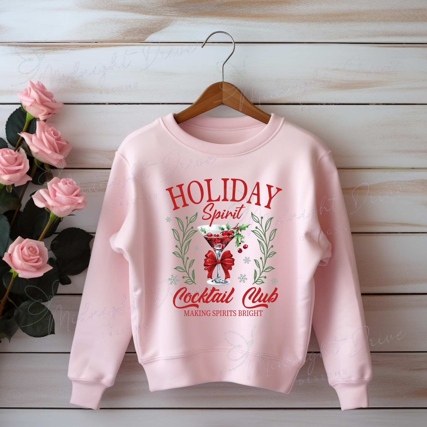 Holiday Spirit | Cocktail Club | Unisex T-Shirt/Sweatshirt