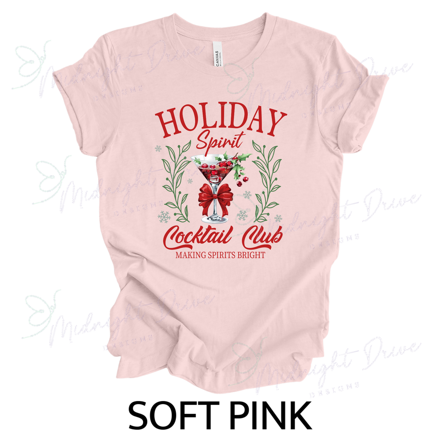 Holiday Spirit | Cocktail Club | Unisex T-Shirt/Sweatshirt