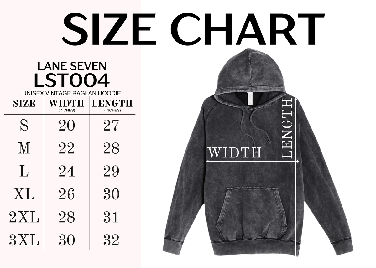 Lane Seven | Vintage Raglan Hoodie | LST004