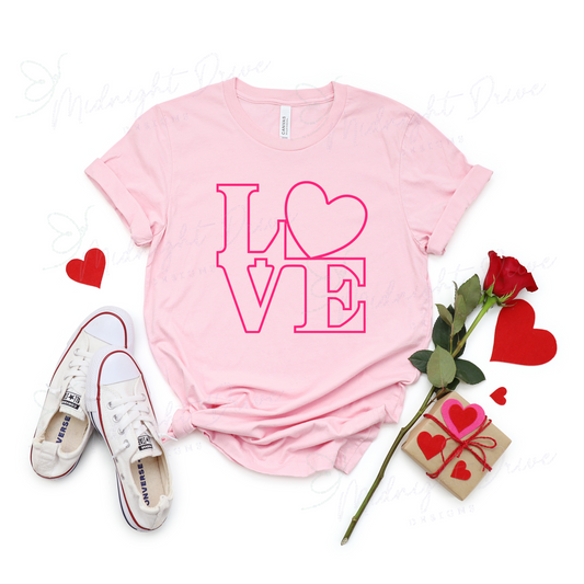 Love Heart | Unisex T-Shirt | Unisex Sweatshirt