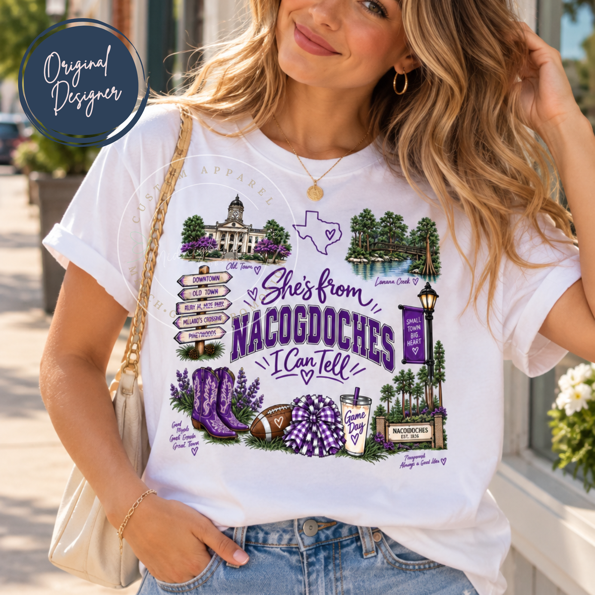 She's from Nacogdoches | I Can Tell | Adult T-Shirt & Sweatshirt Options