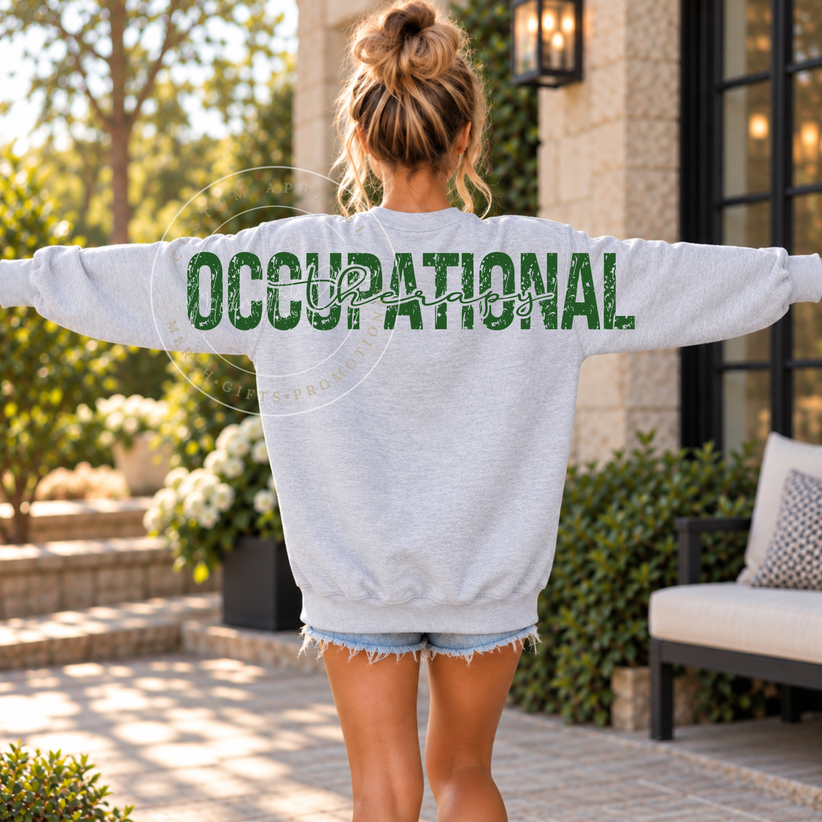 Occupational Therapy | Big Back Text | Adult Sweatshirt | Multiple Color Options