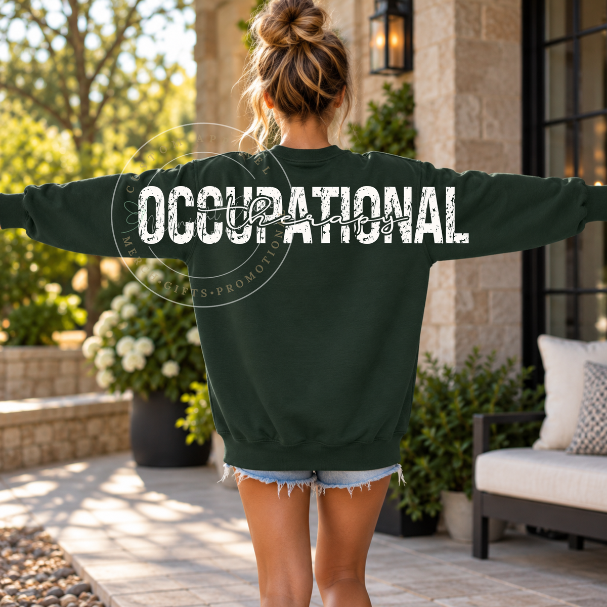 Occupational Therapy | Big Back Text | Adult Sweatshirt | Multiple Color Options
