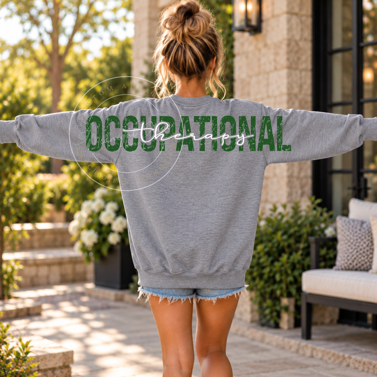 Occupational Therapy | Big Back Text | Adult Sweatshirt | Multiple Color Options