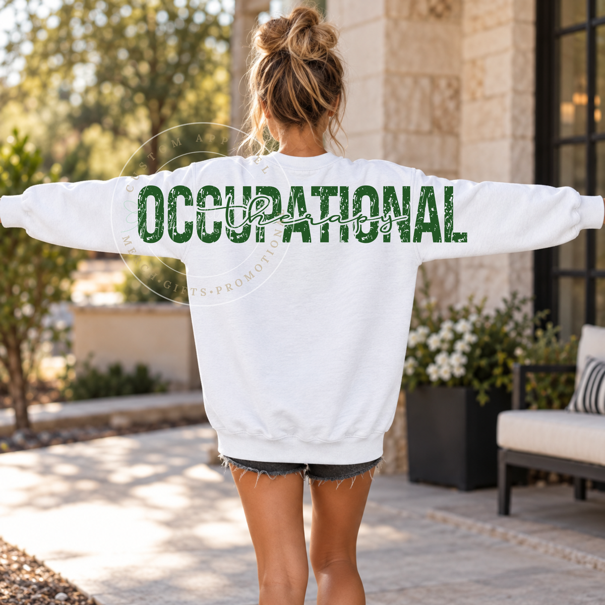 Occupational Therapy | Big Back Text | Adult Sweatshirt | Multiple Color Options