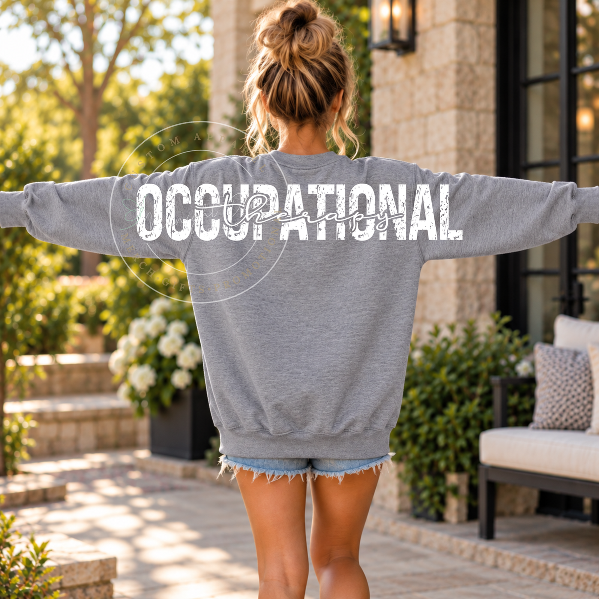 Occupational Therapy | Big Back Text | Adult Sweatshirt | Multiple Color Options