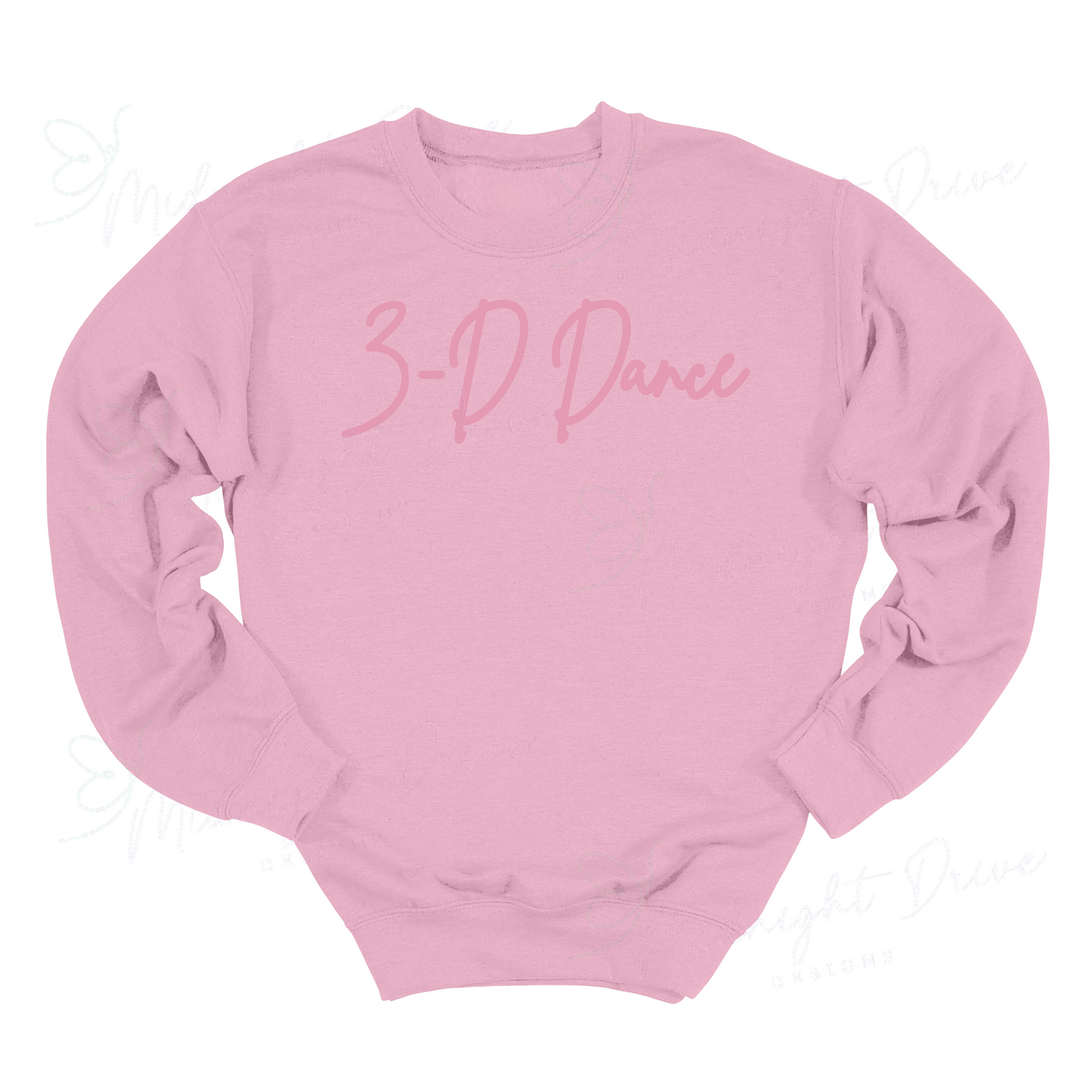 3-D Dance | Puff Sweatshirt | Adult | Multiple Color Options